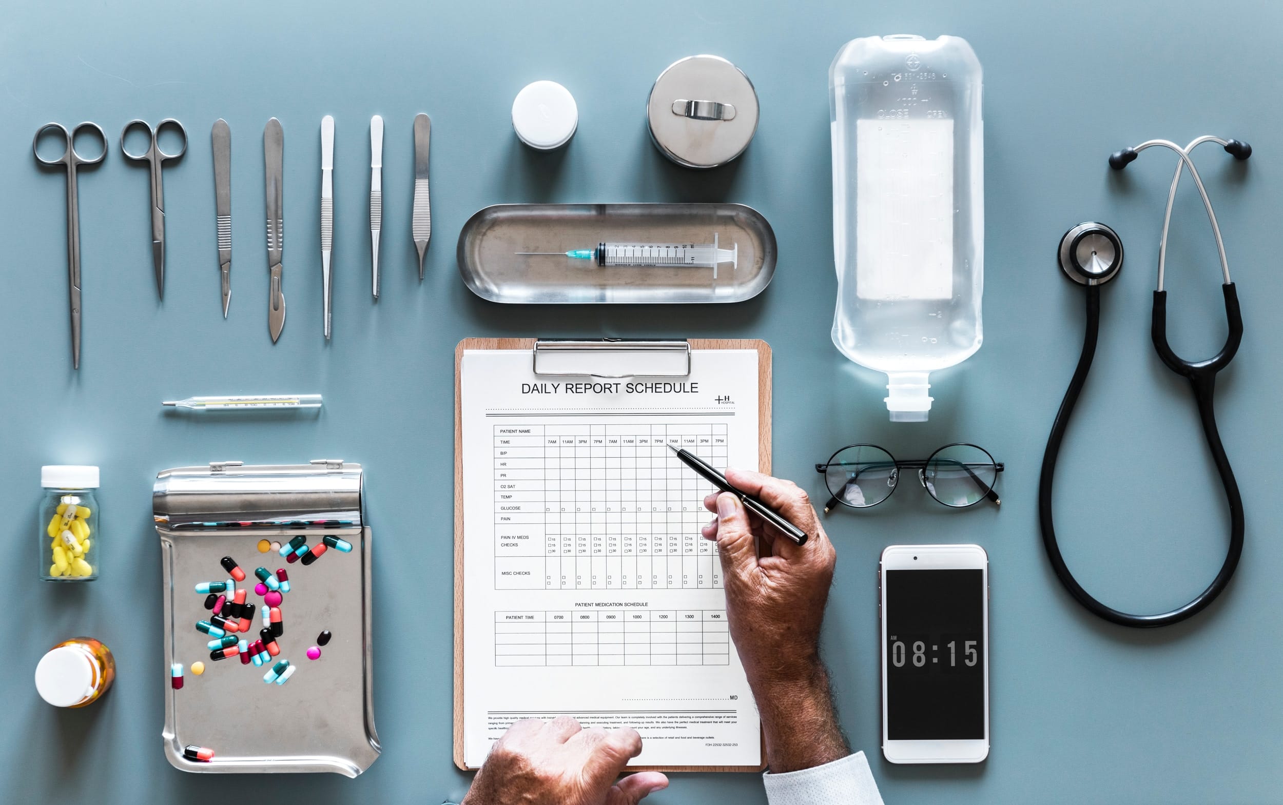 Le bureau d'un docteur en medecine